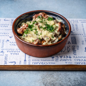 Деруни "по-галицьки" запечені в горщику