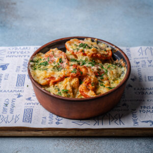 Пельмені, запечені в горщику